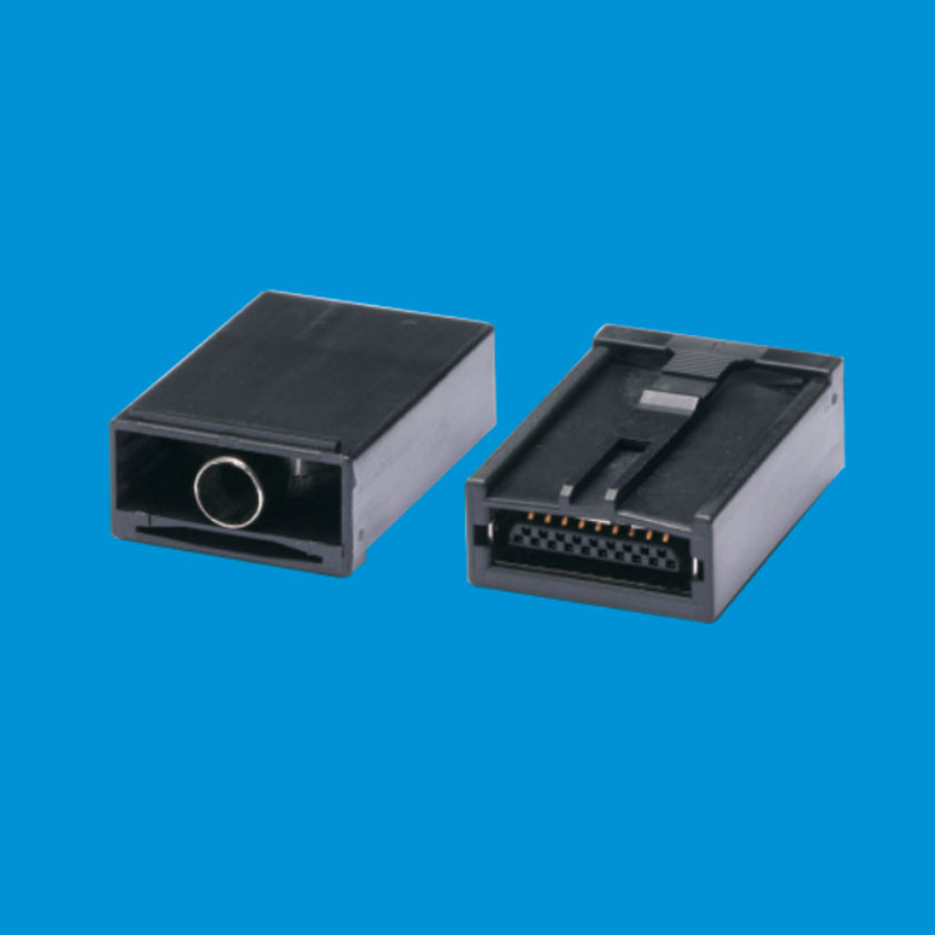 HDMI E TYPE公頭焊線式6件套黑膠芯