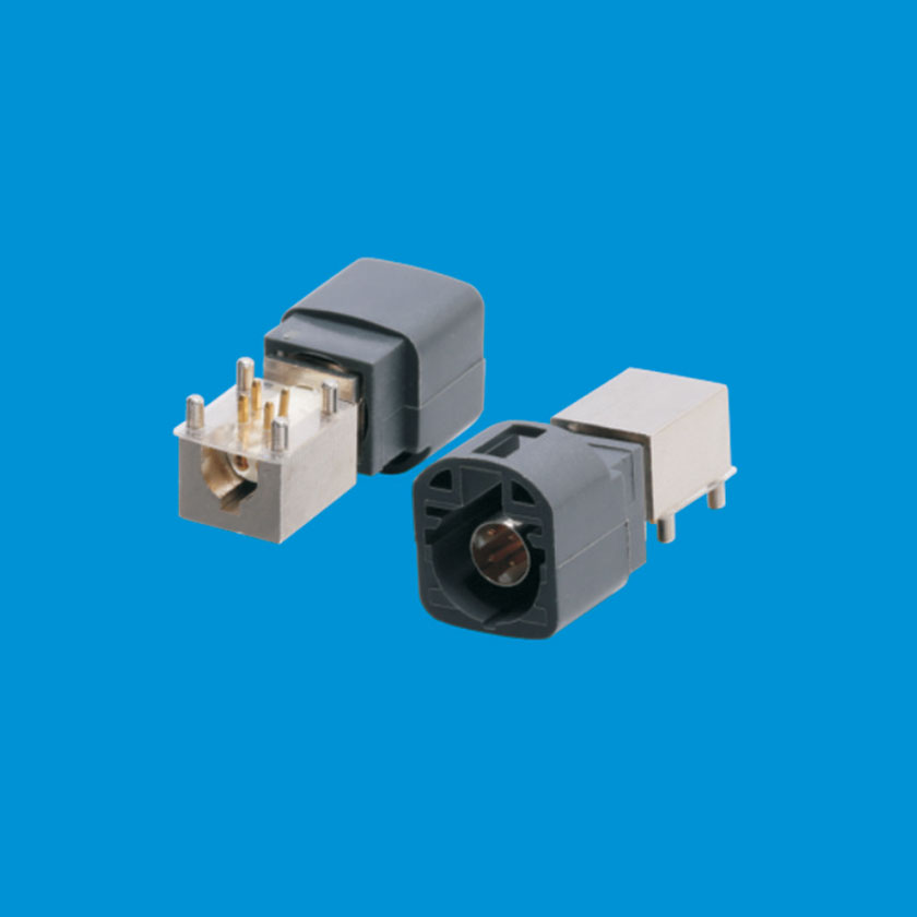 LVDS 4P公頭 G型灰色90度插座