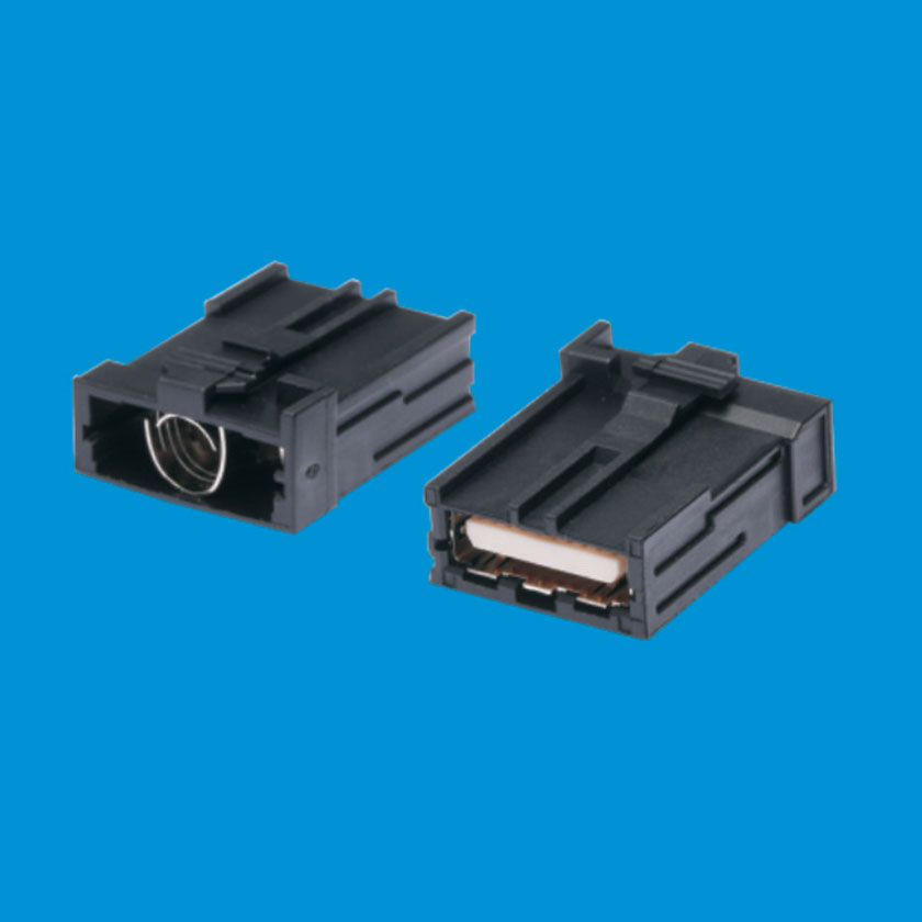 HDMI E TYPE公頭焊線式6件套粉膠芯